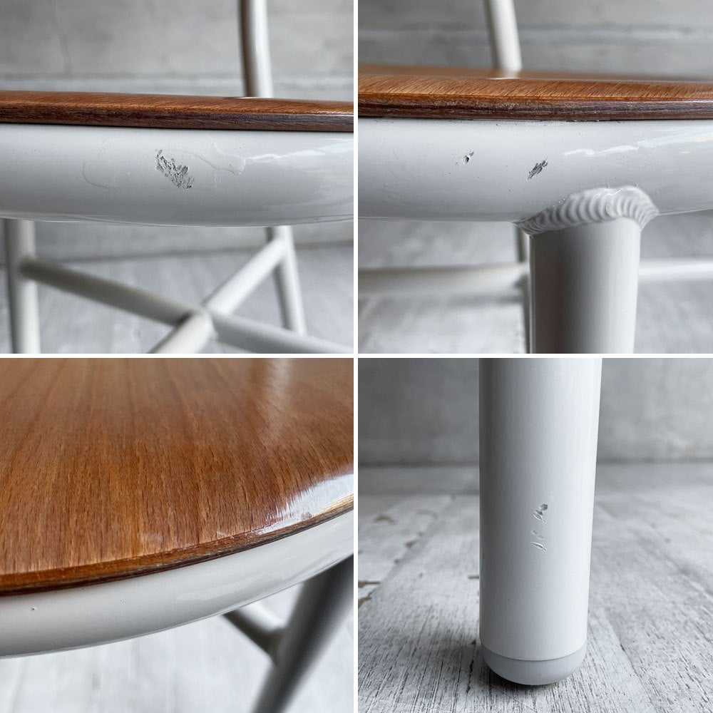 マジス MAGIS パイプチェア ウッド Pipe Chair Wood ダイニングチェア ホワイト×ライトビーチ ジャスパー・モリソン 定価￥94,600- ♪