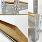 リオン LYON アングルシェルフ SLOTTED ANGLE SHELF 3段 オープンシェルフ OSB材 スチール オーダーサイズ P.F.S.取扱 ●