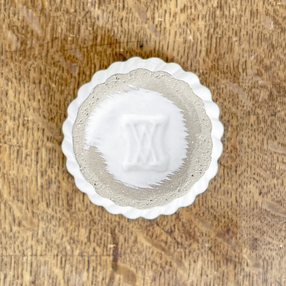アスティエ・ド・ヴィラット Astier de Villatte ペギー Peggy インセンスホルダー W5.7×H4cm 陶器 フランス ■
