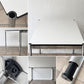 USMハラー USM Haller モジュラーファニチャー ハラーテーブル デスク W125 x D75 × H74cm  パールグレーラミネート (ホワイト) モダンデザイン ◇