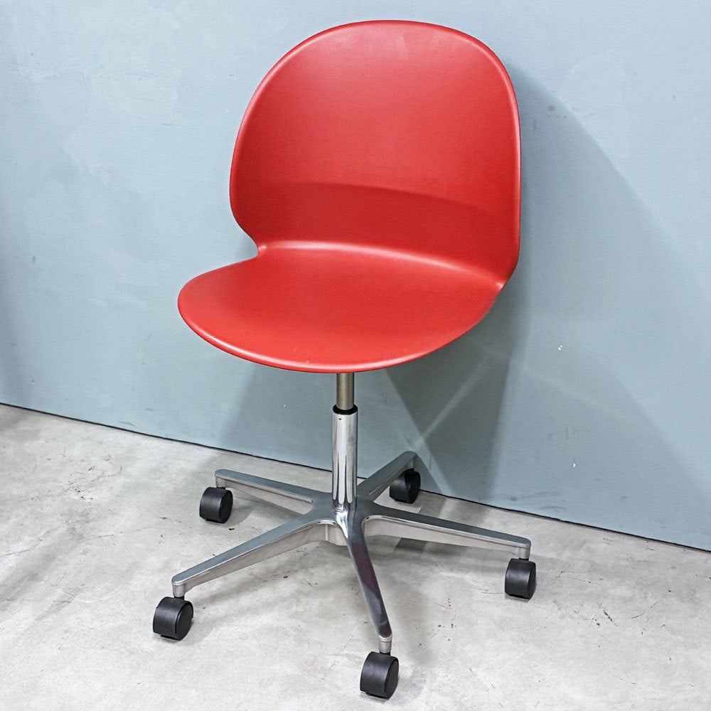 フリッツハンセン Fritz Hansen N02 リサイクルチェア RECYCLE  デスクチェア ダークレッド キャスター 佐藤オオキ nendo ◎