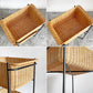 イデー IDEE ワラビー WALLABY バスケットスタンド BASKET STAND ラタン スチール ブラック ナチュラルデザイン ■