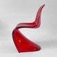 ヴィトラ デザインミュージアム Vitra Design Museum ミニチュアコレクション パントンチェア 1/6スケール 限定カラー レッド 箱付き ◇