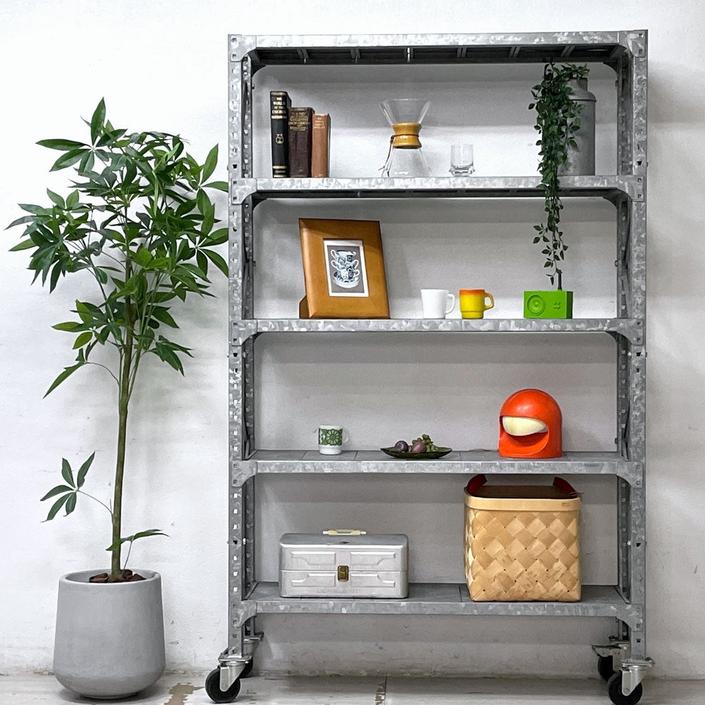 ダルトン DULTON ガルバナイズド シェルフ シングル GALVANIZED SHELF DOUBLE SLF01-S オープンシェルフ インダストリアルデザイン ●