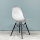 ハーマンミラー HermanMiller サイドシェルチェア ドゥエルレッグ DSW アルパイン × エボニー ポリプロピレン製 イームズ ミッドセンチュリー B ◎