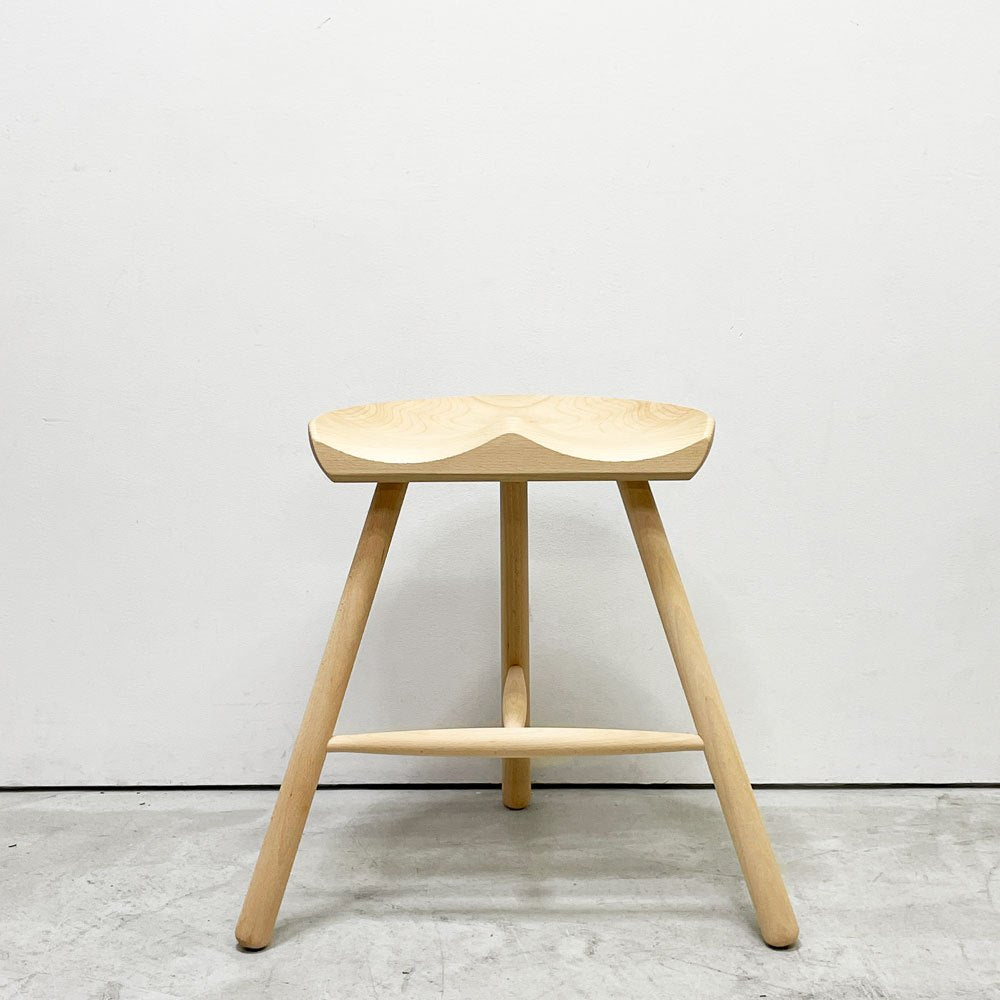 ワーナー Werner シューメーカーチェア Shoemaker Chair NO.49 スツール ビーチ材 ソープフィニッシュ ラーズ・ワーナー デンマーク 北欧家具 ●
