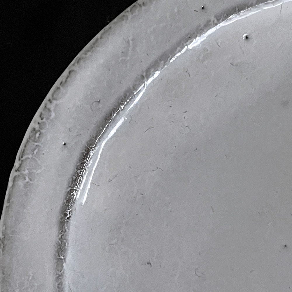アスティエ・ド・ヴィラット Astier de Villatte シンプル Simple スモールプレート フランス Φ14cm A ■