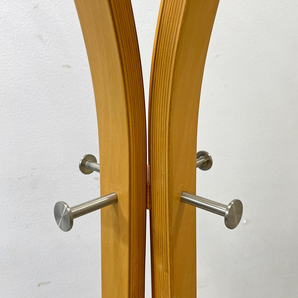 北欧モダンスタイル プライウッド コートハンガー ハンガーラック ポールハンガー 曲げ木 帽子掛け アクタス ACTUS取扱 ●