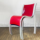 カルテル Kartell FPE chair スタッキングチェア ダイニングチェア アルミ ポリプロピレン レッド ロンアラッド イタリアモダン 廃番 ◎