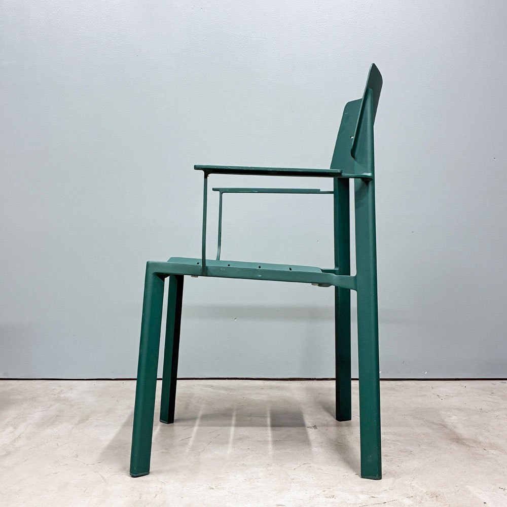 ザ・コンランショップ THE CONRAN SHOP ハイライン アウトドア アームチェア HIGHLINE OUTDOOR ARM CHAIR グリーン A ◎