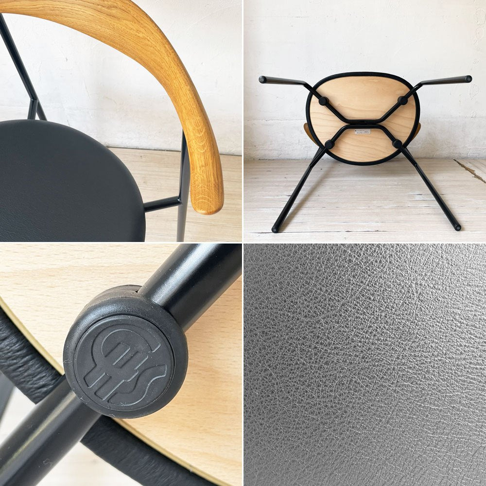 カールハンセン＆サン Carl Hansen & Son CH88P ダイニングチェア オーク材 本革 ハンス J. ウェグナー デンマーク 北欧家具 美品 ★