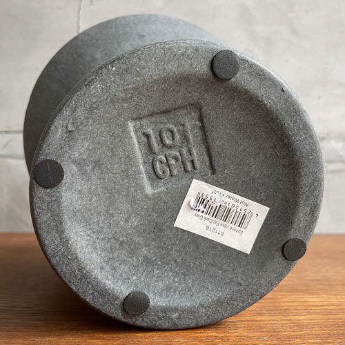 ワンオーワンコペンハーゲン 101 COPENHAGEN スフィア ベース ファット Sphere Vase Fat 花瓶 フラワーベース ダークグレー デンマーク 定価￥14,000- ♪