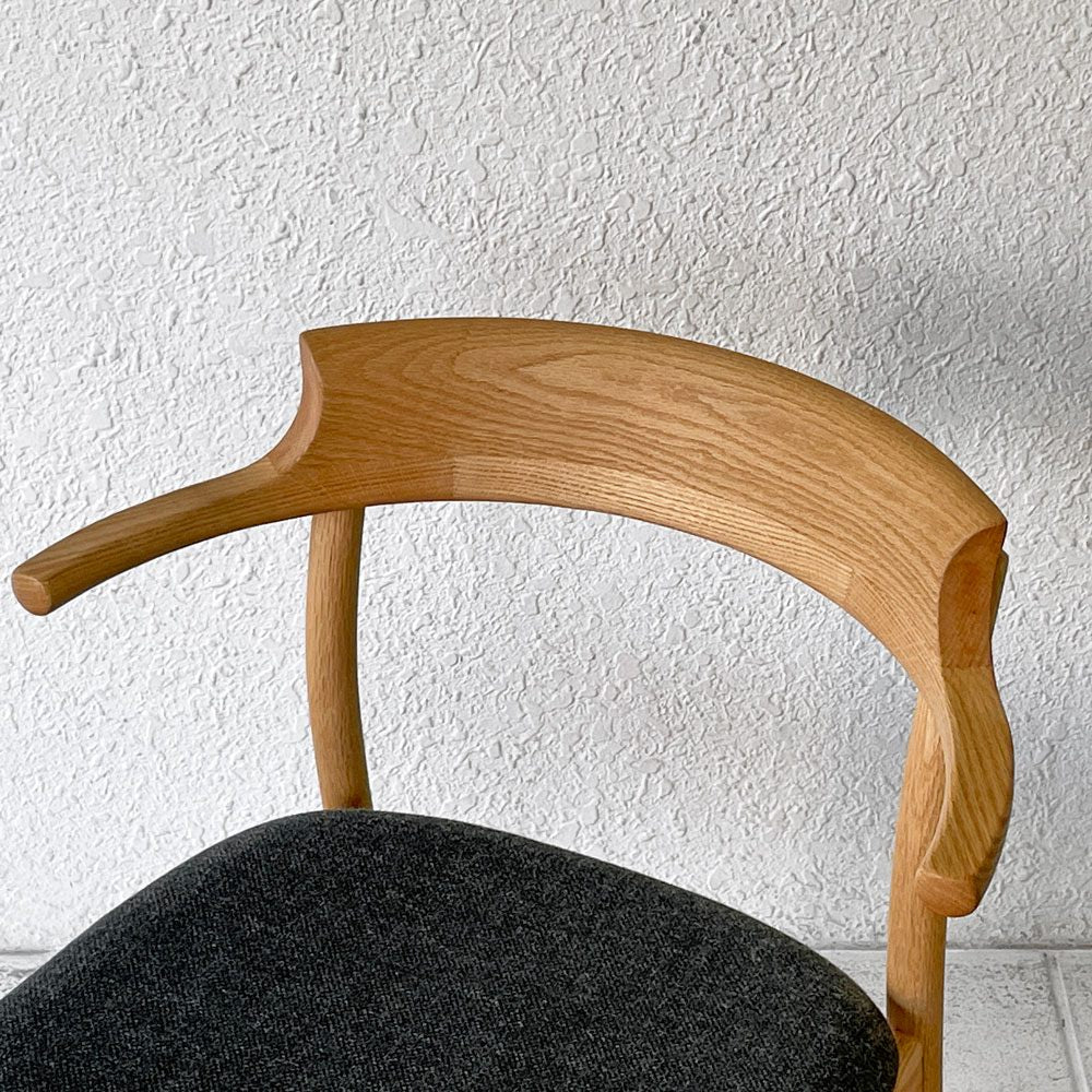 アクタス ACTUS スープ SOUP ダイニングチェア タイプC オーク材 オイル仕上げ ハーフアーム ファブリック 受注生産品 ◇