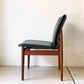 フランス＆サン France&Son 191チェア ダイニングチェア ラウンジチェア チーク材 レザー張り フィンユール Finn Juhl 北欧家具 ビンテージ ★