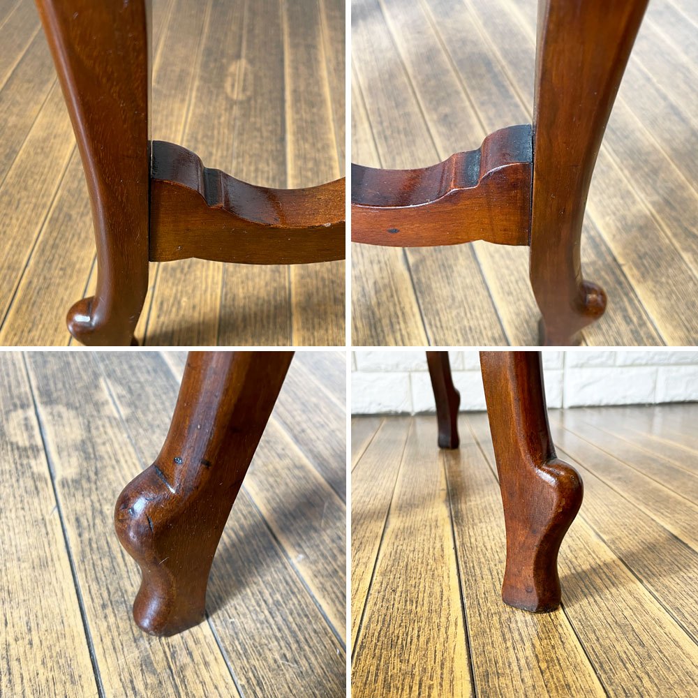 UKビンテージ UK Vintage マホガニー カフェテーブル ラウンドテーブル Φ61cm 英国家具 アンティーク ロイズアンティーク取扱 ◎