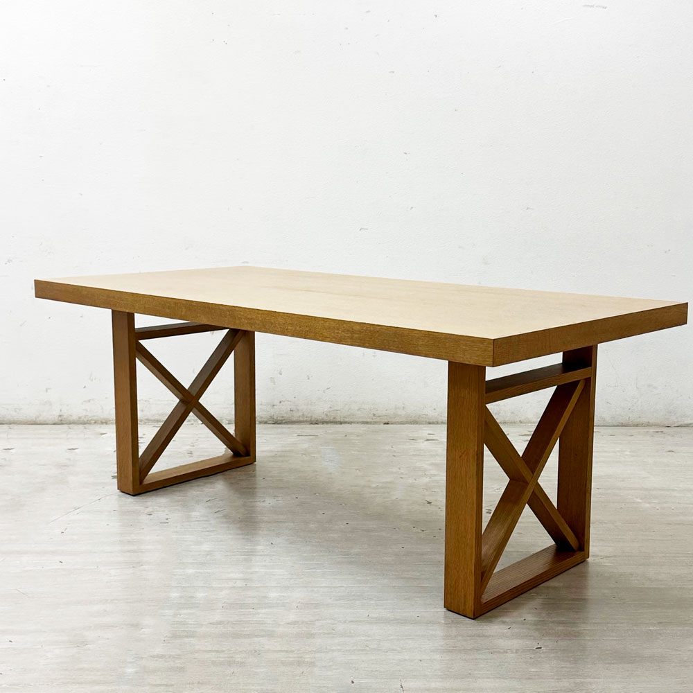 日進木工 NISSIN ダイニングテーブル オーク材 W180cm ナチュラルデザイン 飛騨家具  ACTUS取り扱い ●