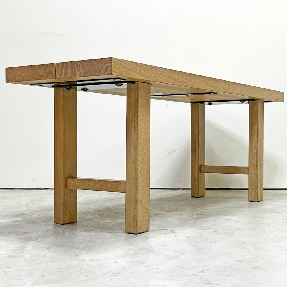 アクタス ACTUS スローハウス SLOW HOUSE ジャルビ JARVI ベンチ リビングテーブル レッドオーク材 W115cm ナチュラルスタイル ●
