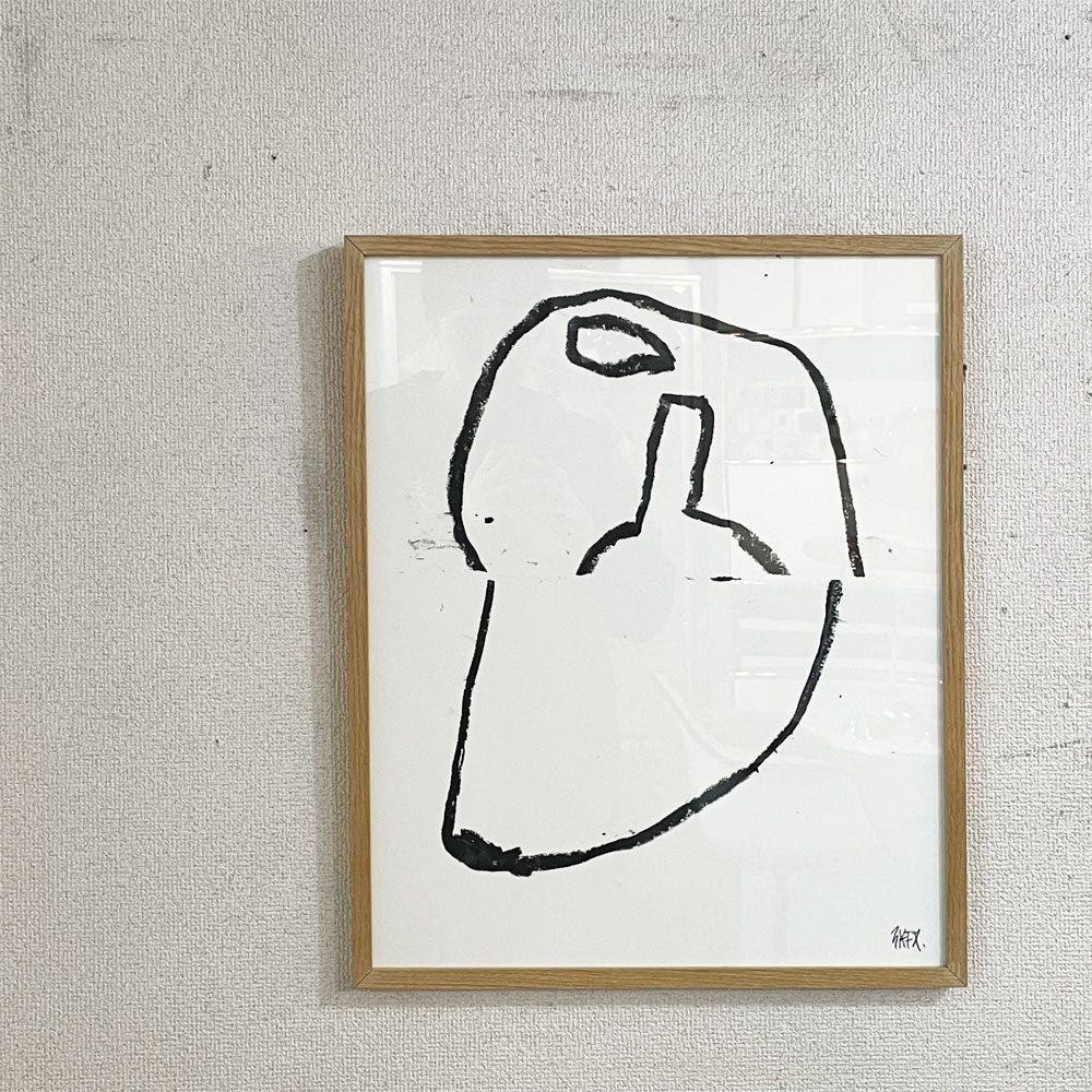 イデー IDEE 「BE QUIET」 オフセット ポスター エクタ EKTA Fine Little Day 額装品 ◎