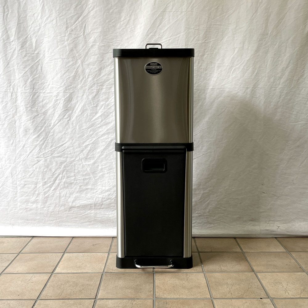 ダルトン DULTON ダストボックス ゴミ箱 2段分別 18L & 20L ステンレス スタイリッシュ モダン ◇