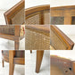 ドレクセルヘリテイジ DREXEL HERITAGE トライユン TRIUNE アップホルスタリーチェア UPHOLSTERY CHAIR ラタン張り USビンテージ B ●