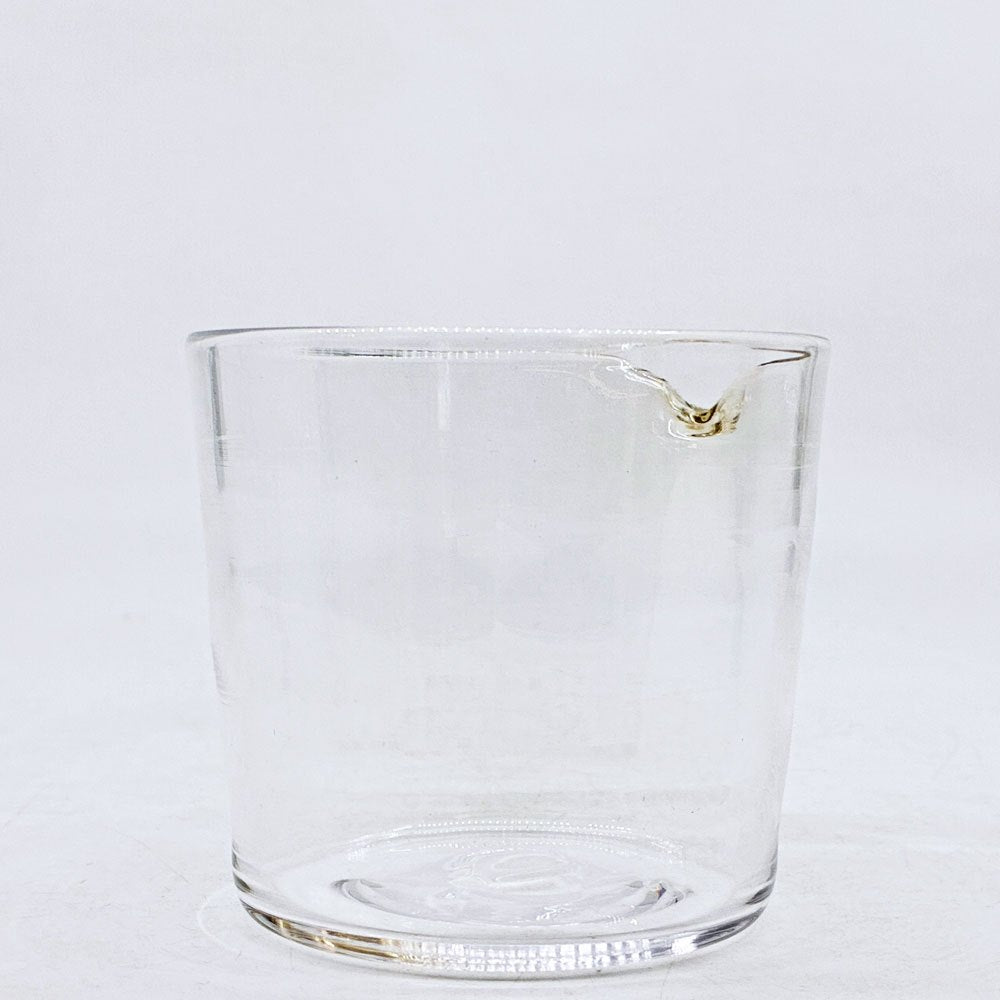 稲葉知子 片口カップ 吹きガラス H7.5cm 現代作家 ●