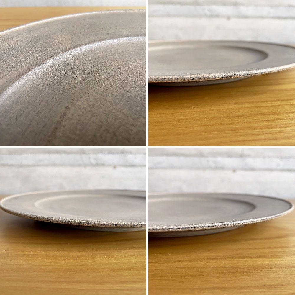 富井貴志 Takashi Tomii 白漆 リム皿 27cm ホオノキ 木製プレート 木工 現代作家 定価￥16,500- ♪