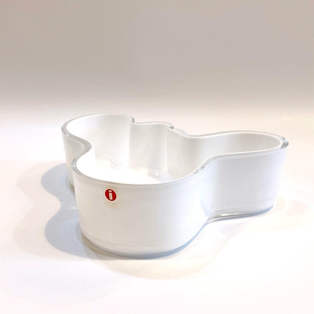 イッタラ iittala アルヴァ・アアルト コレクション ボウル ホワイト Alvar Aalto マウスブロー 廃盤 19.5ｃｍ 北欧雑貨 ★