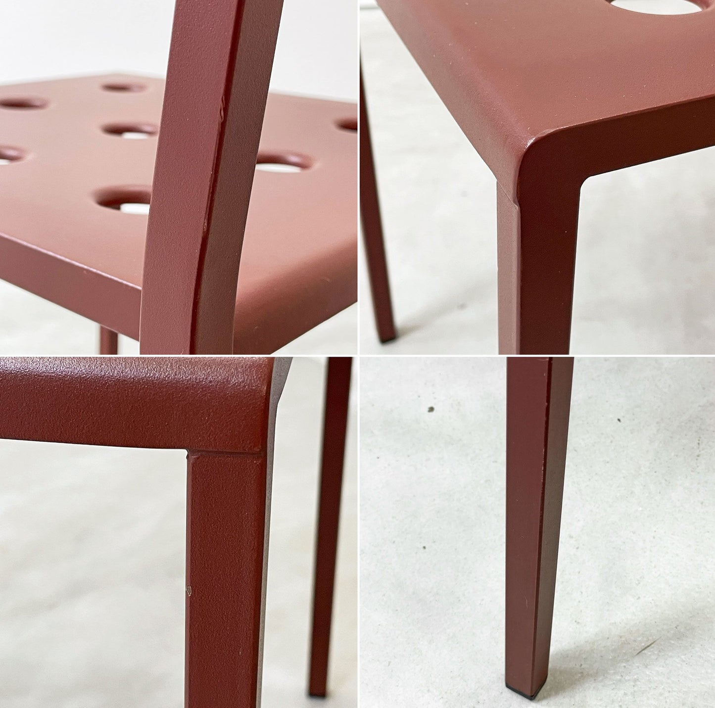 ヘイ HAY バルコニーチェア BALCONY CHAIR ダイニングチェア ガーデンチェア アイアンレッド ロナン＆エルワン・ブルレック 北欧 デンマーク A ●