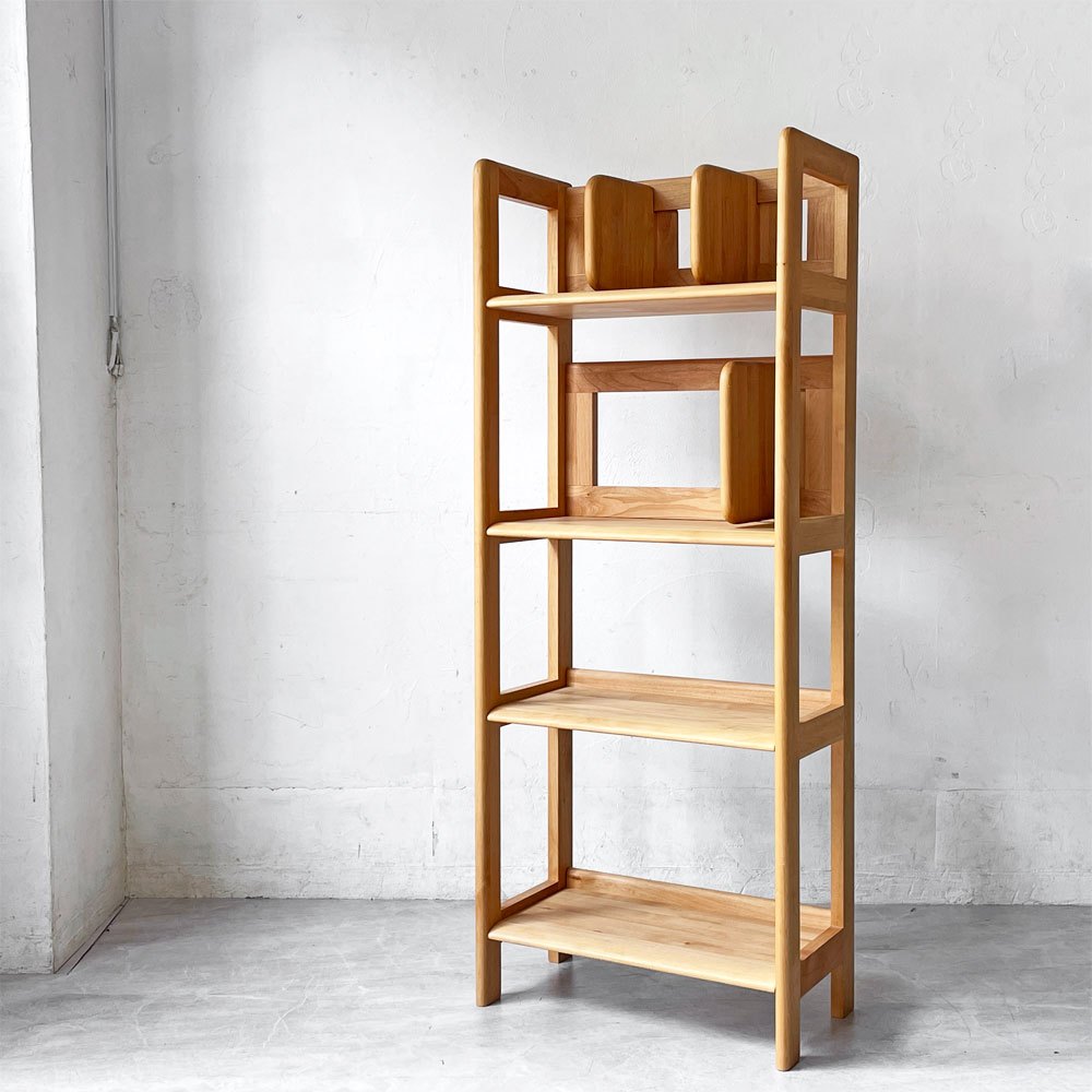 一生紀 ISSEIKI エリス キッズ ERIS KIDS-2 50 RACK アルダー材 W50㎝ ブックシェルフ オープンラック スリム 収納棚 可動棚 ★