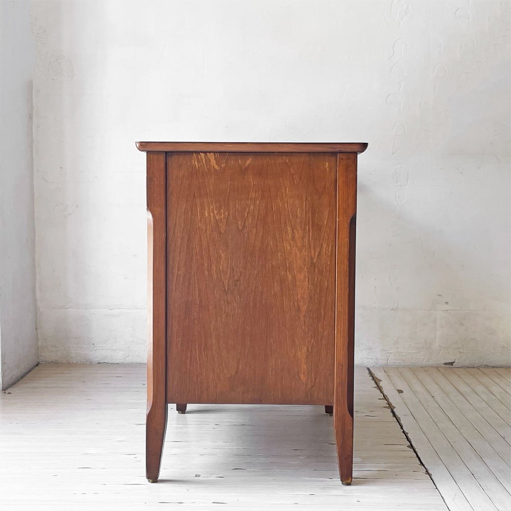 ビーピージョン B.P.John Furniture 片袖 デスク 机 4ドロワー デコラトップ 米軍家具 ミッドセンチュリー USビンテージ ★