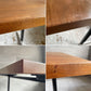 グリニッチ greeniche カフェテーブル Cafe Table ダイニングテーブル W120×D70×H70cm ウォールナット無垢材×スチールレッグ ♪