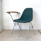 ハーマンミラー Herman Miller サイドシェルチェア セカンド 2nd ビンテージ アプホルスター スクールベース スタッキングベース 肘掛けテーブル付 イームズ ミッドセンチュリー F ★