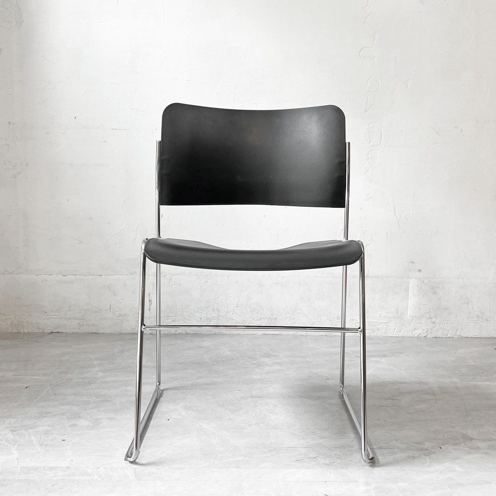 ハウ HOWE 40/4 サイドチェア SIDE CHAIR スタッキングチェア デビッド・ローランド David Rowland モダンデザイン A ★