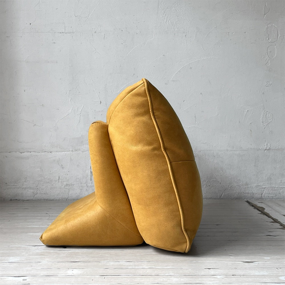 リラックスフォーム RELAX FORM アルフレード ALFREDO ソファ 背クッション ロータイプ 置き型クッション レザーテックス H42cm 関家具 定価￥16,500ｰ ★