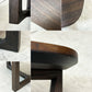 ポリフォーム Poliform トリデンテ TRIDENTEL サイドテーブル コーヒーテーブル 2点セットウォールナット材 エマニュエル・ガリナ Emmanuel Gallina 廃番 ●