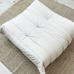 リーンロゼ ligne roset トーゴ パフ オットマン フランス家具 ウルトラスエード ホワイト ミッシェルデュカロワ Michel Ducaroy ●