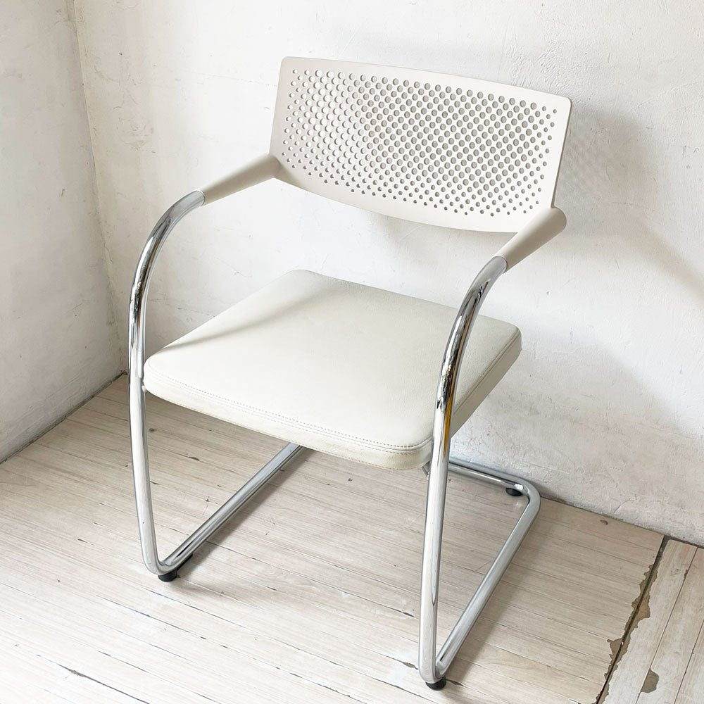 ヴィトラ vitra ビザビ2 Visavis2 アームチェア デスクチェア カンティレバー スタッキング不可仕様 アントニオ・チッテリオ A ★