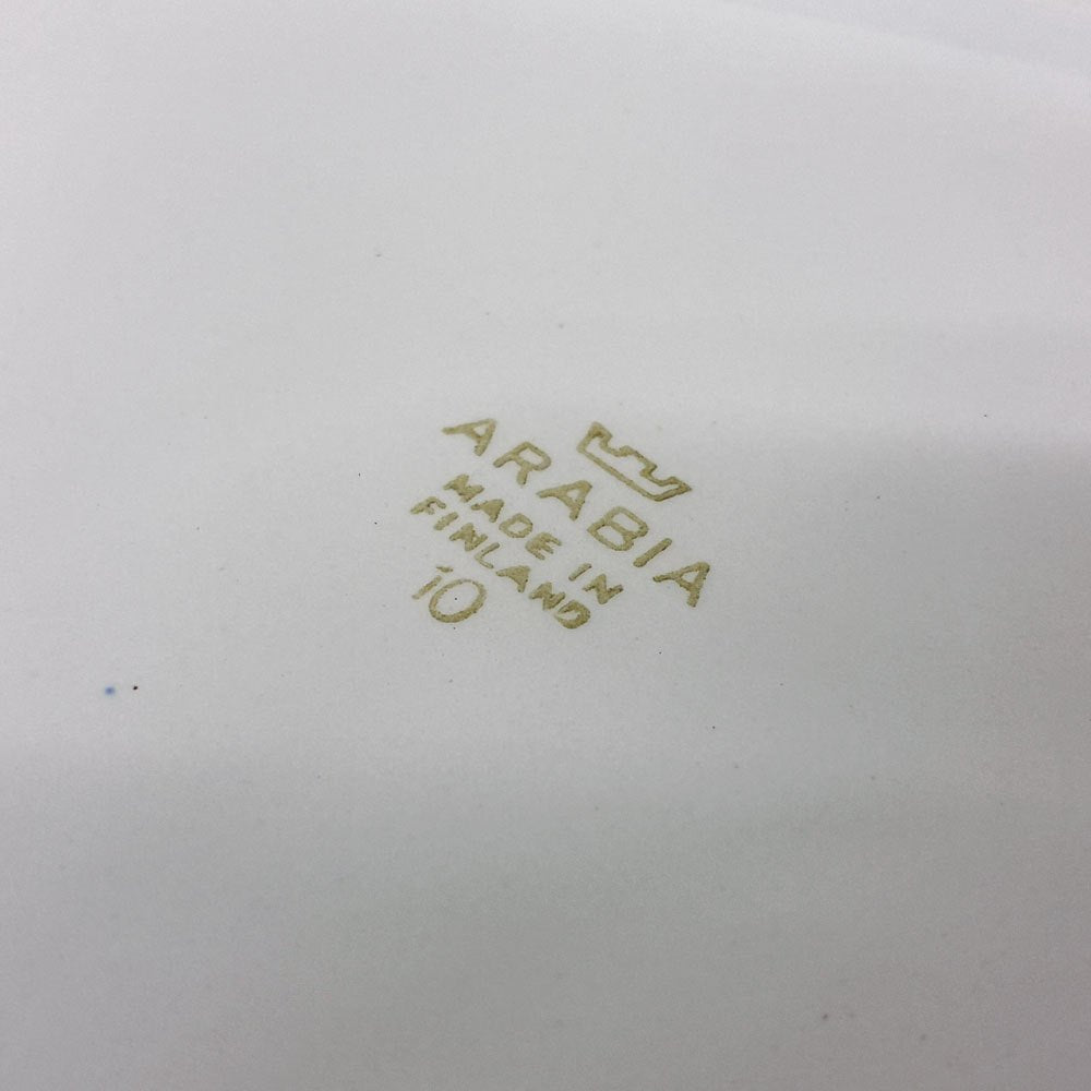 アラビア ARABIA ヘイニ Heini オーバルプレート 28cm Raija Uosikkinen ビンテージ フィンランド 北欧食器 ◎