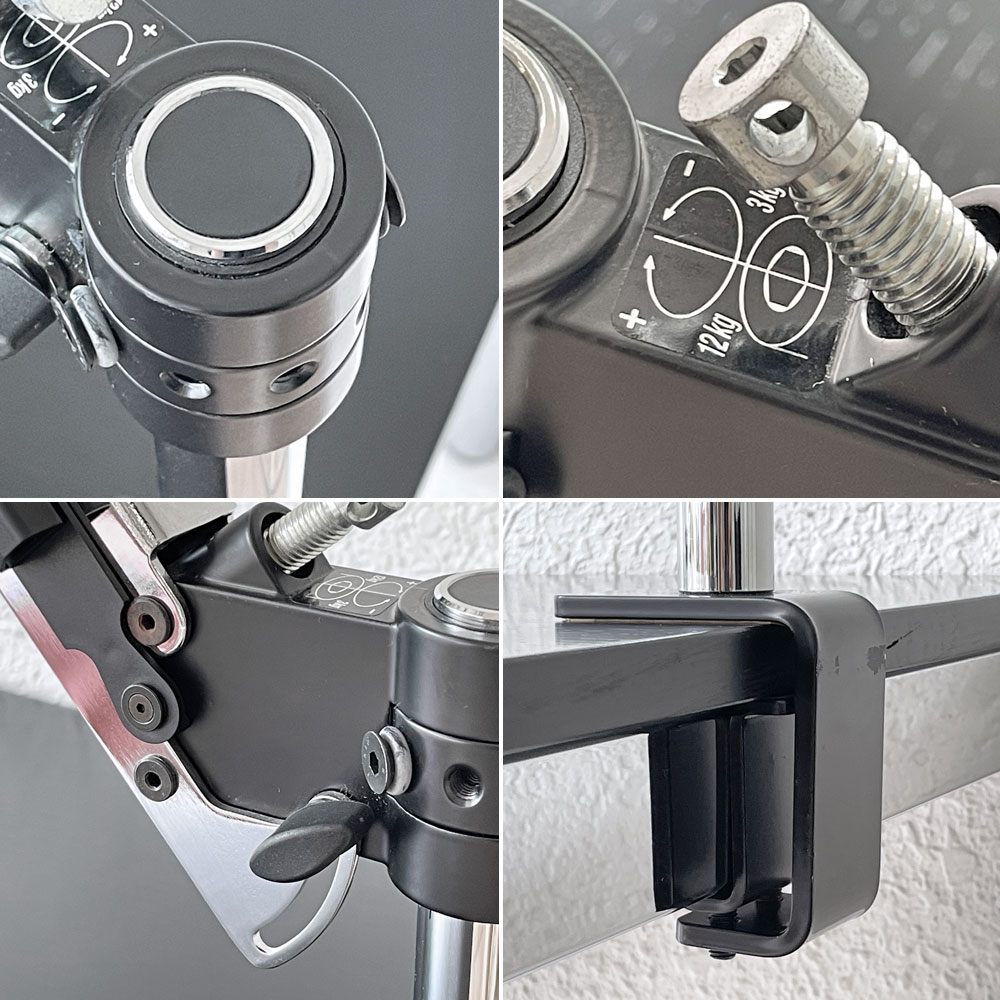 USMハラー USM Haller モジュラーファニチャー ハラーテーブル専用フラットスクリーンスウィングモニターアーム VESA規格 クランプ式 オフィス家具 スイス ◇