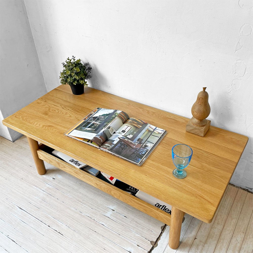 イデー IDEE ディモンシュ ローテーブル DIMANCHE LOW TABLE コーヒーテーブル ホワイトオーク無垢材 ナチュラルモダン ★