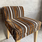 イデー IDEE ローバックチェア LOW BACK CHAIR ダイニングチェア メープル材 ミッドセンチュリーテイスト 受注生産品 廃番生地 希少 ♪