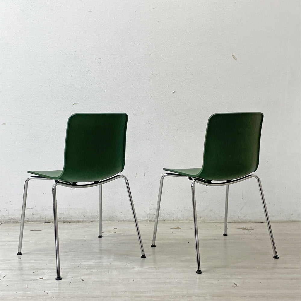 ヴィトラ vitra ハルチューブ HAL Tube サイドチェア ダイニングチェア スタッカブル ジャスパー・モリソン 2脚セット A ●