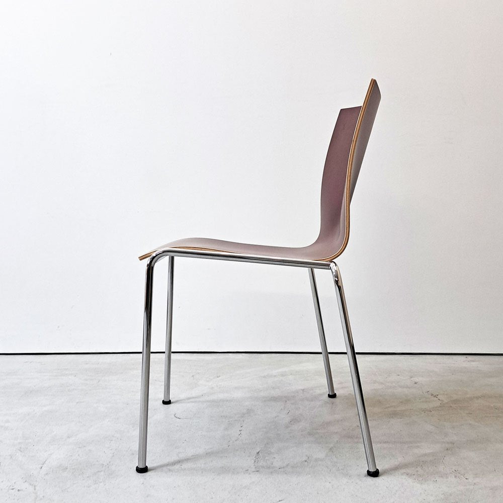 エンゲルブレヒト Engelbrechts チャリック CHAIRIK 101 ダイニングチェア スタッキング 4本脚 シナモン 未使用品 定価63,800円 ●