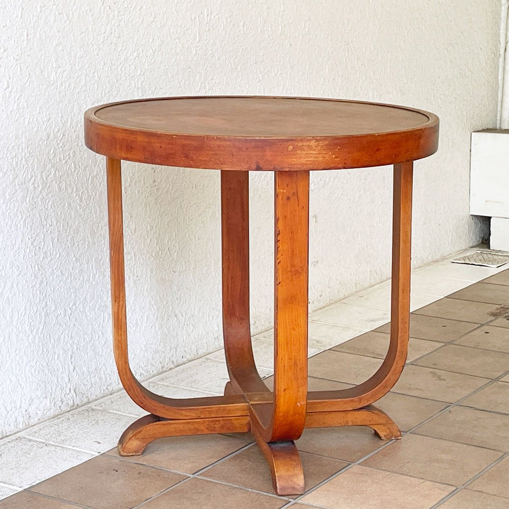 ジャパンビンテージ Japan Vintage サイドテーブル 丸型 ラウンド Φ60.5cm ◇