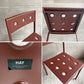 ヘイ HAY バルコニーチェア BALCONY CHAIR ダイニングチェア ガーデンチェア アイアンレッド ロナン＆エルワン・ブルレック 北欧 デンマーク 2脚SET 合計定価￥88,000-♪