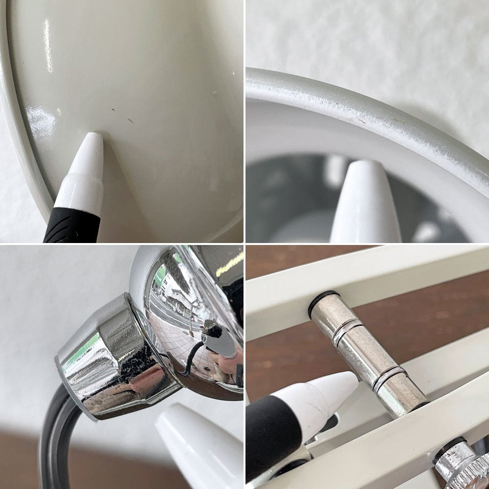 アングルポイズ ANGLEPOISE オリジナル1227 Original1227 ミニ Mini テーブルランプ デスクライト リネンホワイト バネ1本欠品 インダストリアルデザイン ◇