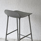 ノーマンコペンハーゲン normann COPENHAGEN フォーム Form バースツール グレー ポリプロピレン スチール デンマーク モダンデザイン 箱付 美品 ◇