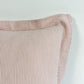 ラルフローレン Ralph Lauren クッションカバー ピローケース ピローシャム シアサッカー W52×52cm ピンク ストライプ ●