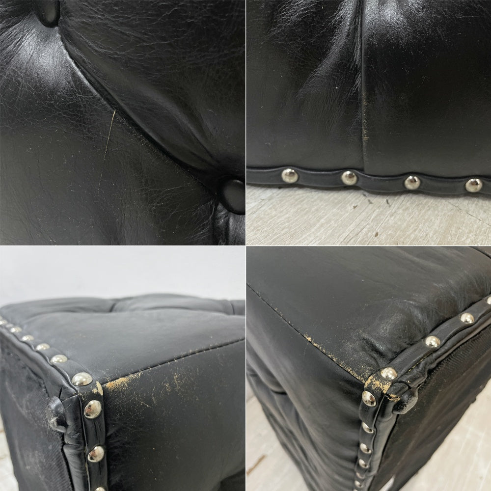 ハロ HALO ロード ディグズビー LORD DIGSBY スモール オットマン OLD GLOVE ESPRESSO 本革 ベンチ スツール ●