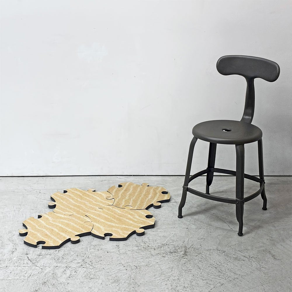 マジス MAGIS パズルカーペット PUZZLE CAPPET サンドカラー 4個セット pattern サテンドラ パクハレー 未使用保管品 キッズ家具 キッズルーム ベビー用品 イタリア ●